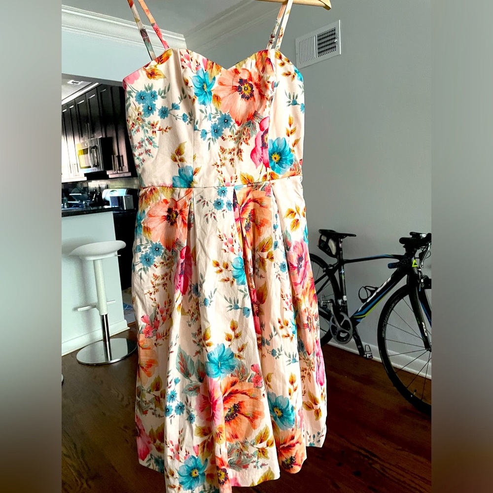 Naf Naf Summer Cotton Flowers Dress in size 0